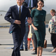 Meghan, Duchess of Sussex and Prince Harry, Duke of Sussex arrive at the airport for their visit to Ireland on July 10, 2018 in Dublin, Ireland.